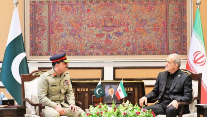 irani president meeting with asim munir