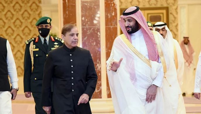 shahbaz sharif and saudi wali ahad contact