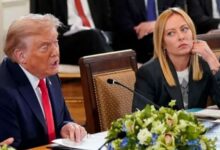 trump and jarj meloni