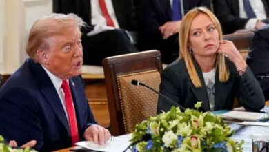 trump and jarj meloni