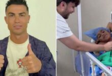 cristiano ronaldo video massage for child