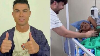 cristiano ronaldo video massage for child
