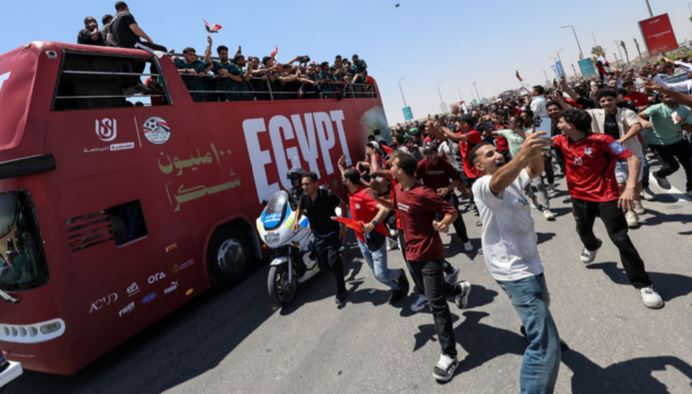 egypt football team back to home