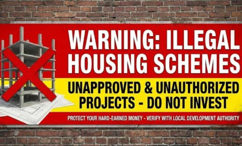 fake housing society in batapur