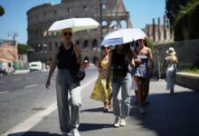 hot weather in Europe country