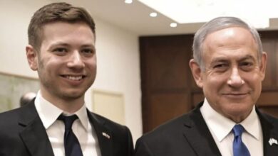 israeeli pm and his son