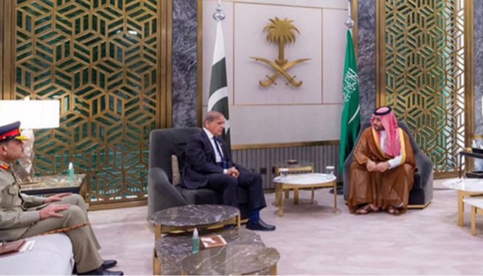 shahbaz sharif contact with saudi wali ahad