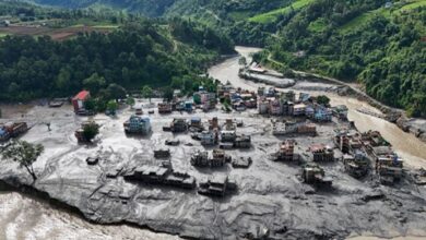 Devastating floods on the Nepal-China border