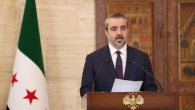 Syrian Foreign Minister Asad Hassan al-Shaibani