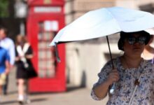 brithish hot weather