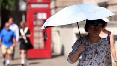brithish hot weather
