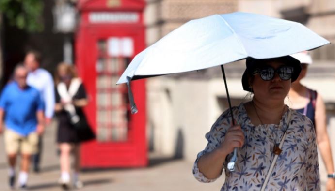 brithish hot weather