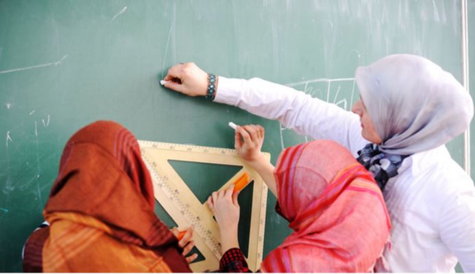 Law banning headscarves for female students implemented