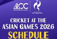 asian games sehldule