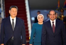 chinees president visit egypt