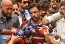 meer raza father talk with media