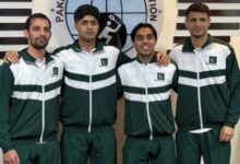 pakistani team in squash match