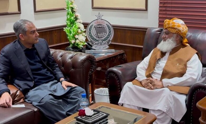 mohsin naqvi and fazal ur rehman