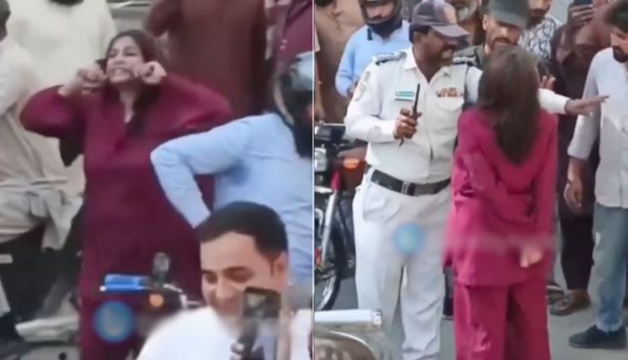 women video viral in social media